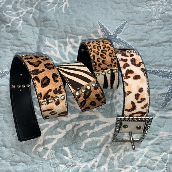Hand Crafted Accessories - Animal print belt *free add on*